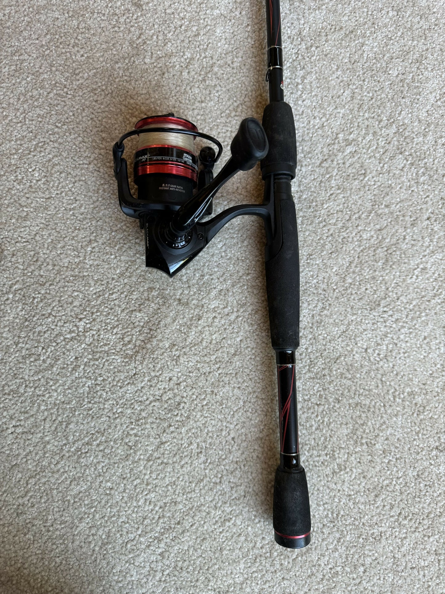 abu garcia black max 10 spinning reel featuring an asymmetric design Abu Garcia Black Max Spinning
